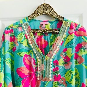 ❌SOLD❌ Lilly Pulitzer Silk Caftan Dress